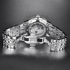 Pagani Design PD-2770 stainless steel bracelet and exhibition caseback rear view