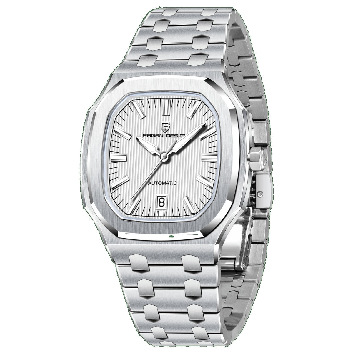 PD-YS033 White - Pagani Design men's automatic watch