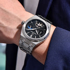 Pagani Design PD-YS036 silver black worn on the wrist