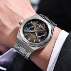 Pagani Design PD-YS036 silver brown worn on the wrist