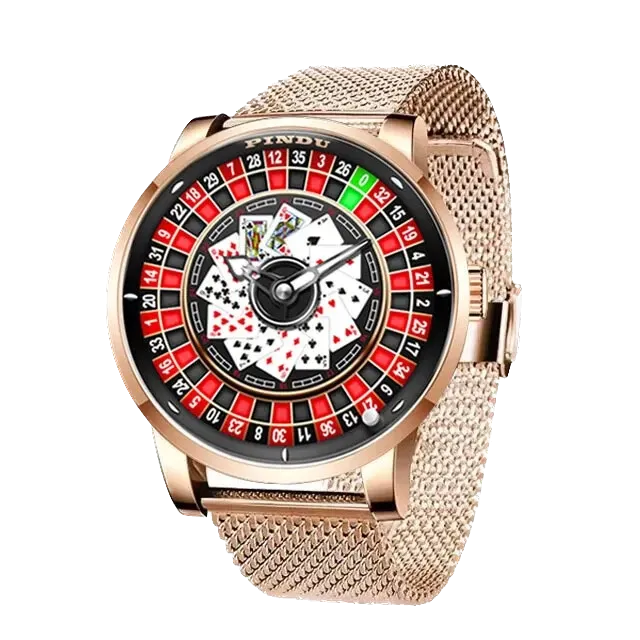 PINDU Design NH35A Rotary Roulette Mechanical Watch Waterroof Leather P6626-PrimeTimepiece