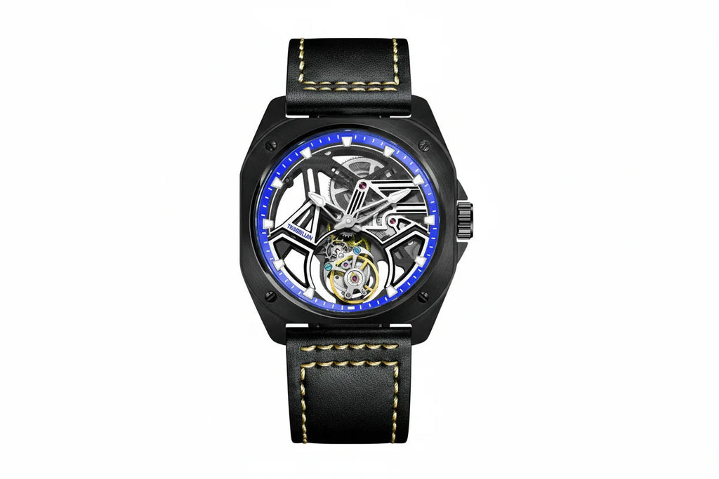 PINDU PD6568 Hollow Tourbillon Skeleton Automatic Men's Watch