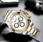PINDU P6589 Two-Tone Automatic Chronograph Men's Watch