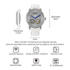 PINDU PD6656 Double Tourbillon Diamond Skeleton Men's Watch