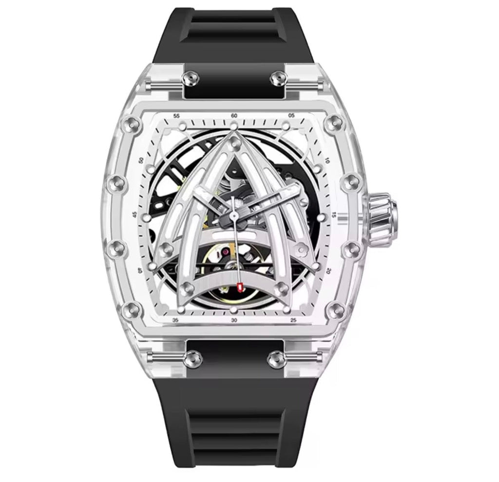 PINDU PD6657 Sailing Series Skeleton Automatic Mechanical Watch