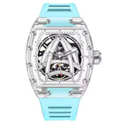PINDU PD6657 Sailing Series Skeleton Automatic Mechanical Watch