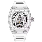 PINDU PD6657 Sailing Series Skeleton Automatic Mechanical Watch