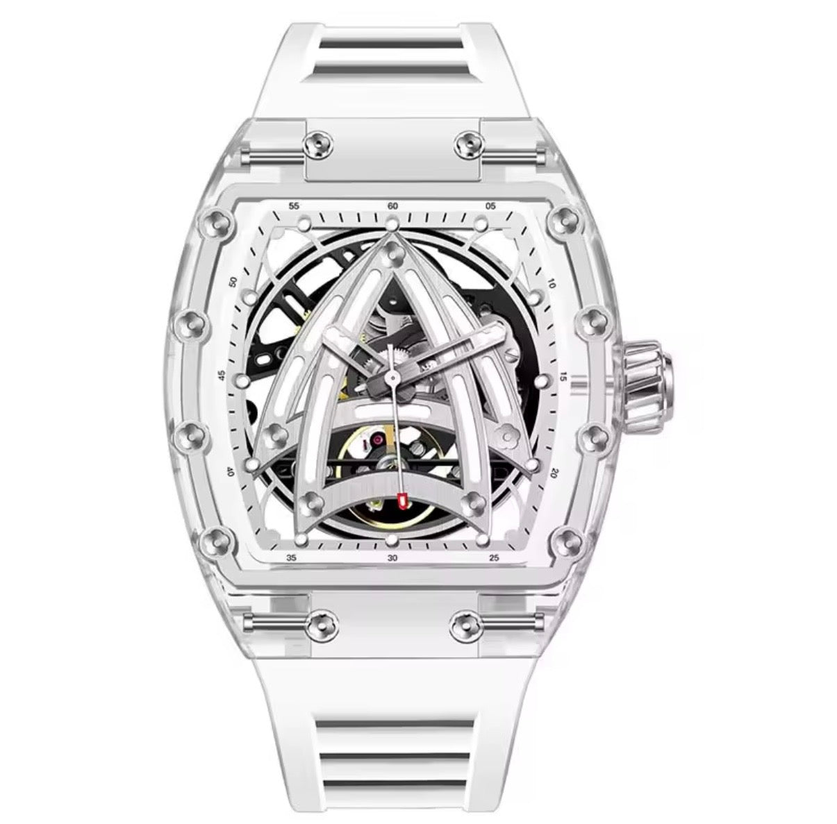 PINDU PD6657 Sailing Series Skeleton Automatic Mechanical Watch