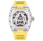 PINDU PD6657 Sailing Series Skeleton Automatic Mechanical Watch