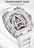 PINDU PD6657 Sailing Series Skeleton Automatic Mechanical Watch