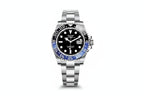 PINDU PD6510 GMT automatic watch with white meteorite dial and red-blue Pepsi bezel, front view