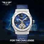 PINDU PD6537 automatic moonphase watch with blue starry dial on Stars Sea series promotional banner