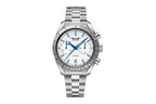 PINDU PD6576 moon chronograph watch white dial front view