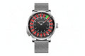 PINDU PD6628 roulette automatic watch silver dial front view