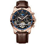 Poedagar 1410 watch Rose Gold Blue L variant