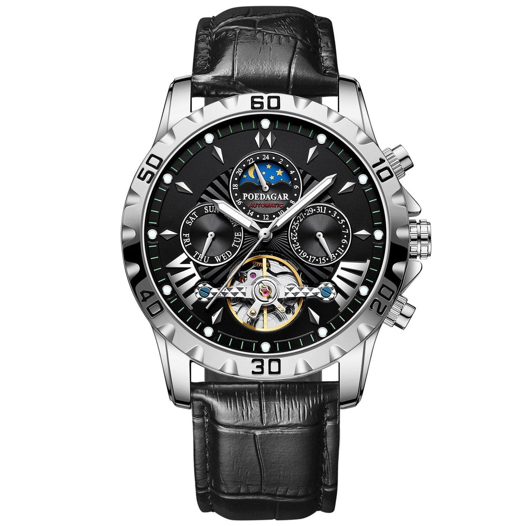 Poedagar 1410 watch Silver Black L variant