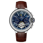 Poedagar 1413 watch Silver Blue L variant