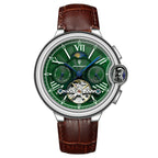 Poedagar 1413 watch Silver Green L variant