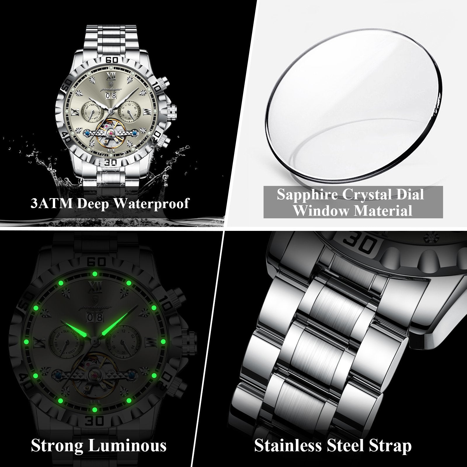 Poedagar 1418 watch