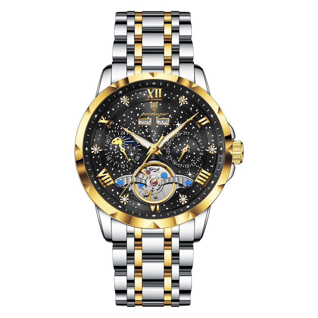 Poedagar 1420 watch Gold Black variant