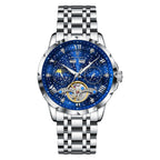 Poedagar 1420 watch Silver Blue variant