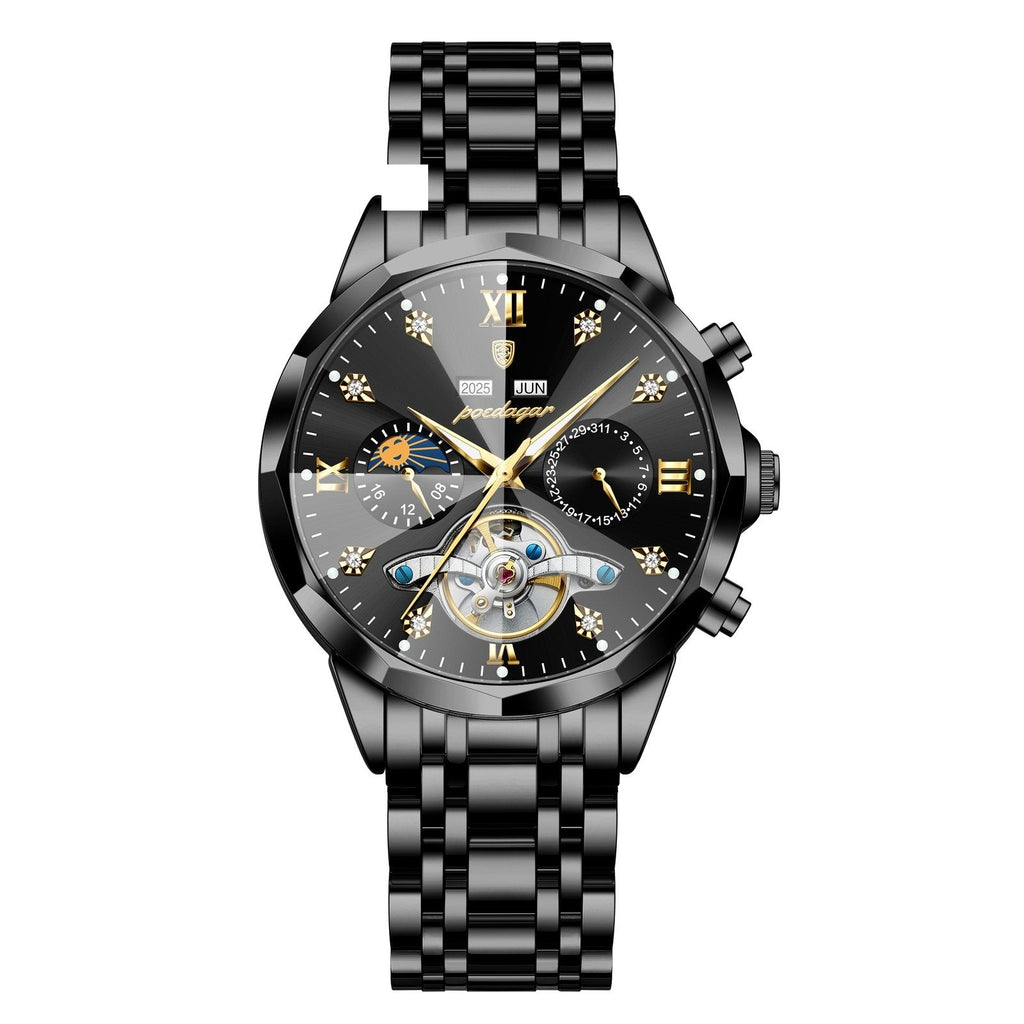 Poedagar 1422 watch Black Black variant