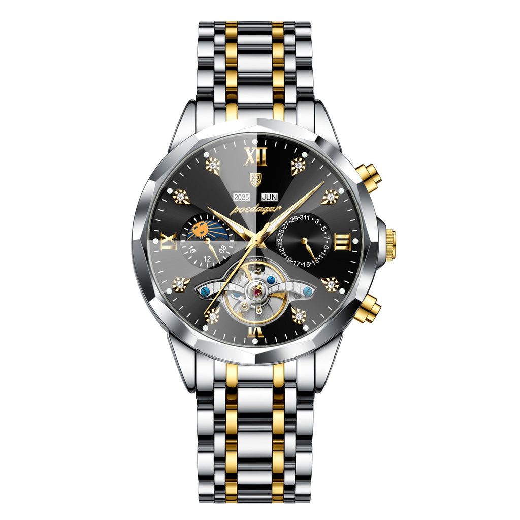 Poedagar 1422 watch Gold Black variant