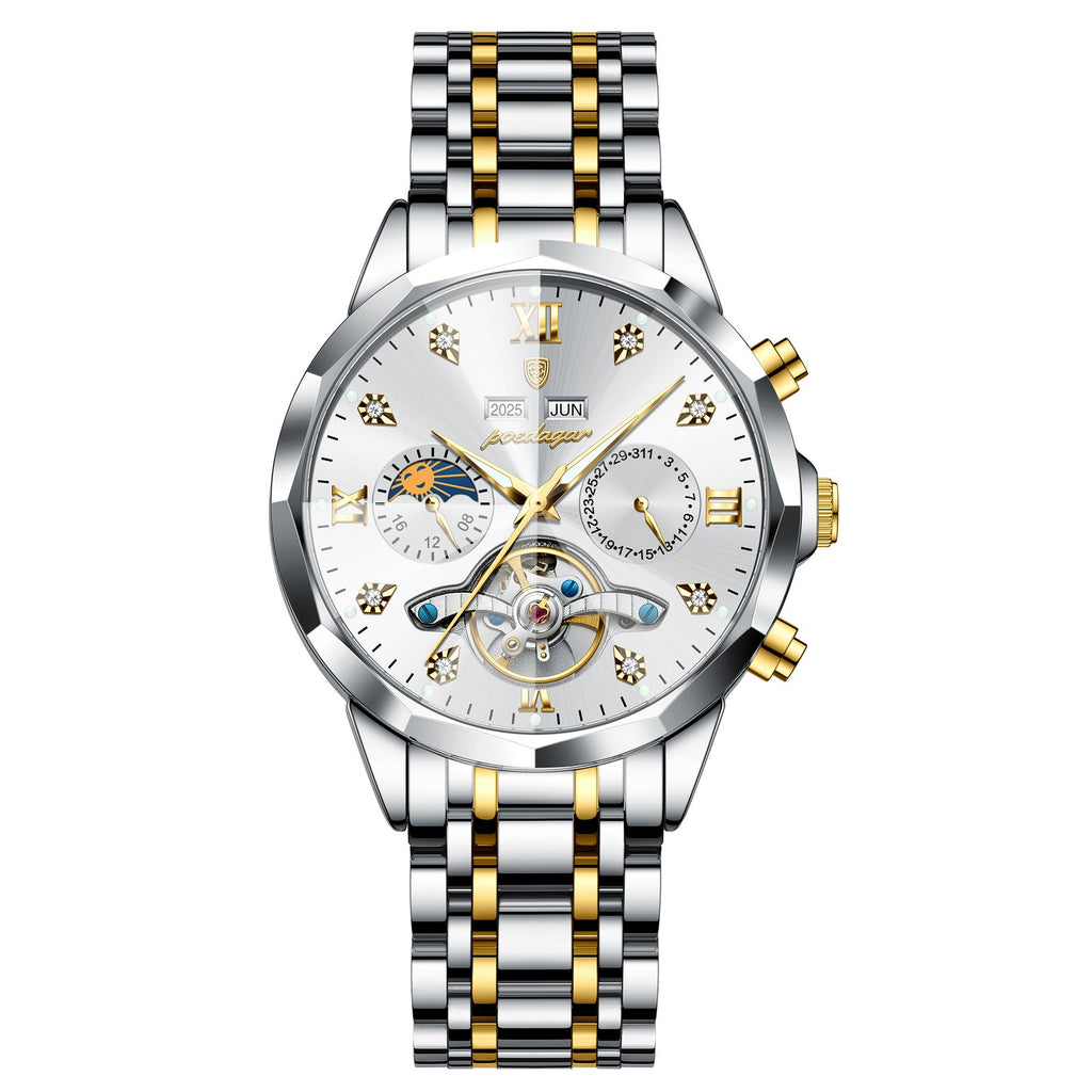 Poedagar 1422 watch Gold White variant