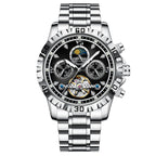 Poedagar 1423 watch Silver Black variant