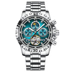 Poedagar 1423 watch Silver Green variant