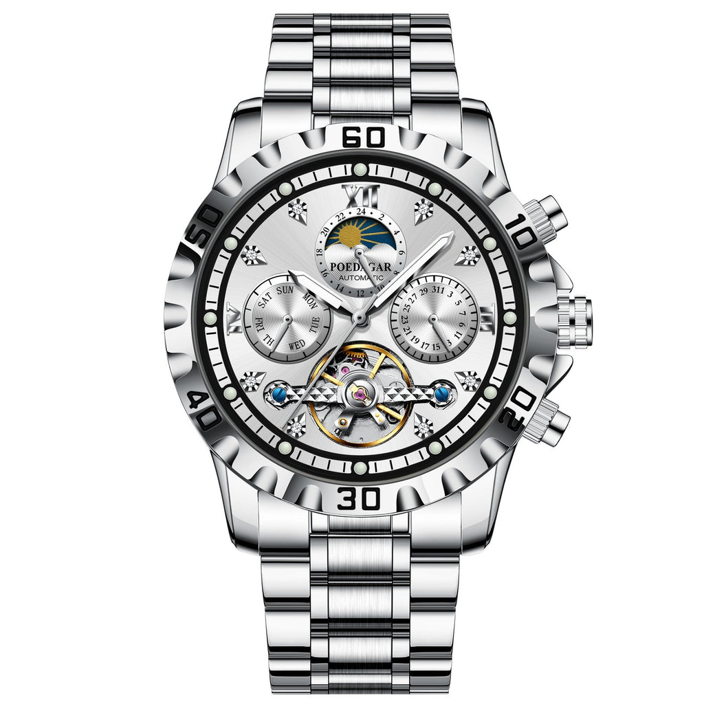 Poedagar 1423 watch Silver White variant