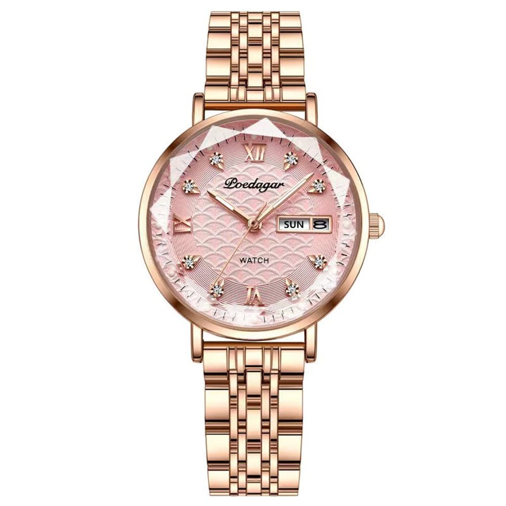 Poedagar 3011 watch RoseGold Pink variant