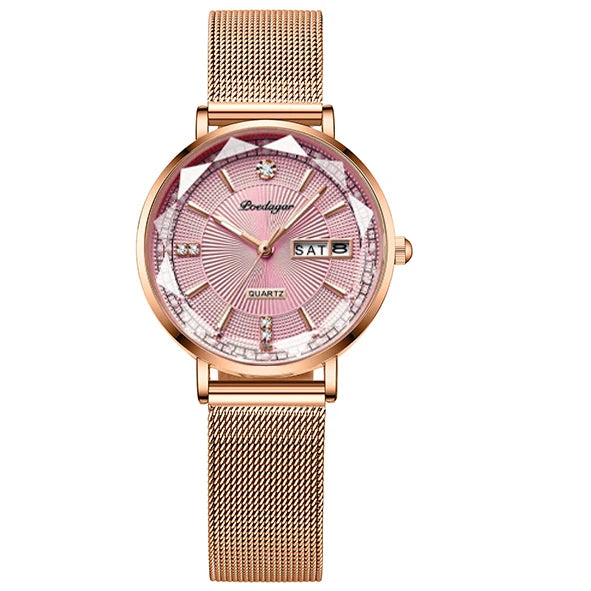 Poedagar 3013 watch Rose Gold Pink M variant