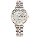 Poedagar 3013 watch RoseGold White Steel variant
