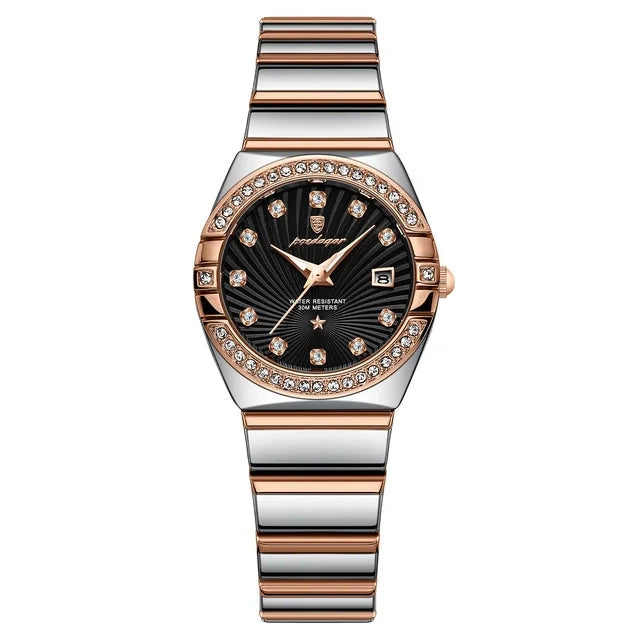 Poedagar 302 watch Rose Gold Black variant