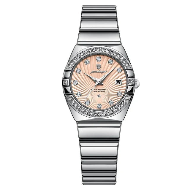 Poedagar 302 watch Silver Pink variant