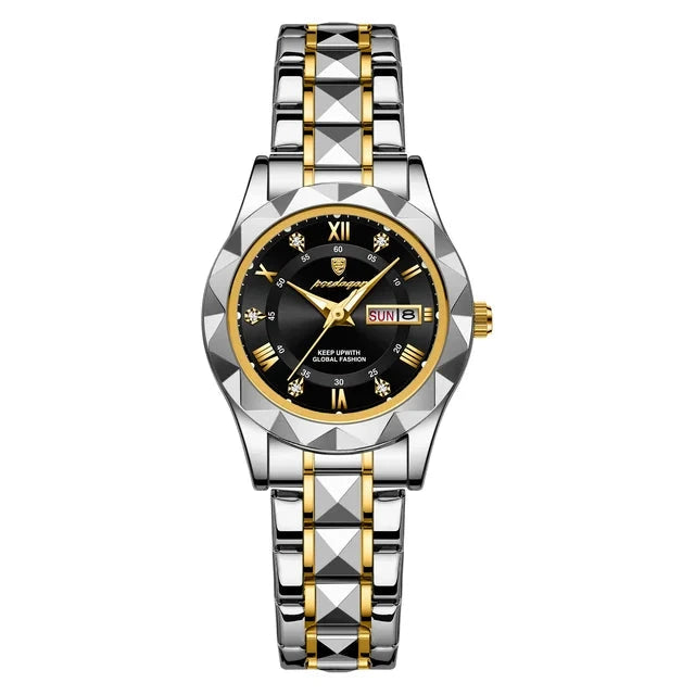 Poedagar 306 watch Gold Black variant