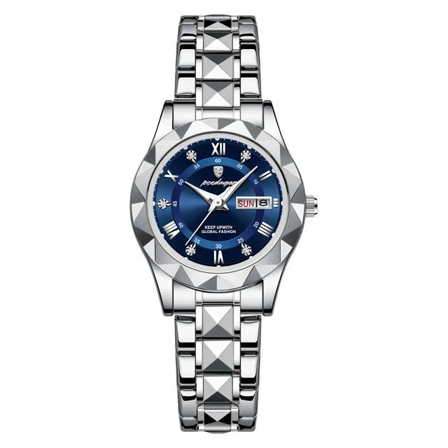 Poedagar 306 watch Silver Blue variant
