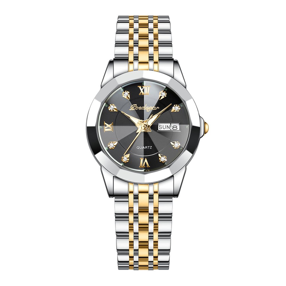 Poedagar 3076 watch Gold Black variant