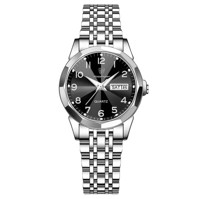 Poedagar 3078 watch Silver Black variant