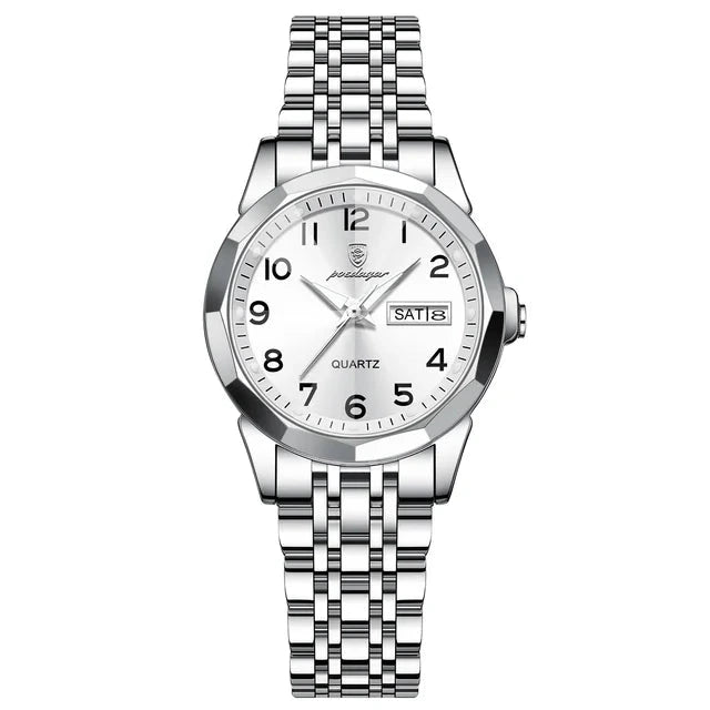 Poedagar 3078 watch Silver White variant
