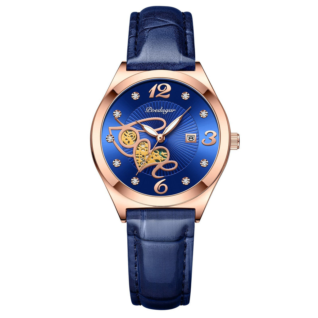 Poedagar 310 watch Gold Blue variant
