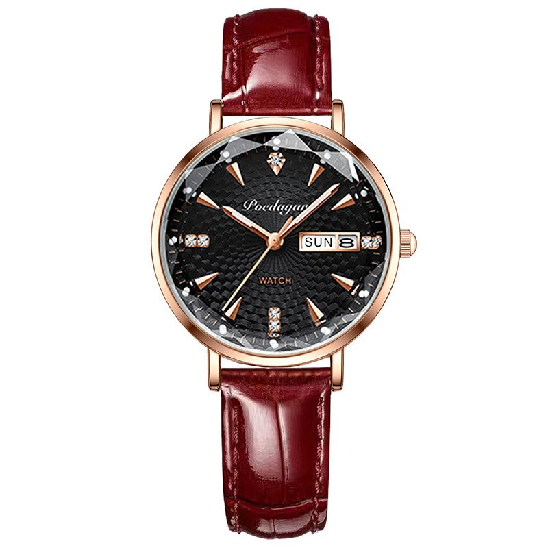 Poedagar 312 watch Rose Gold Black L variant