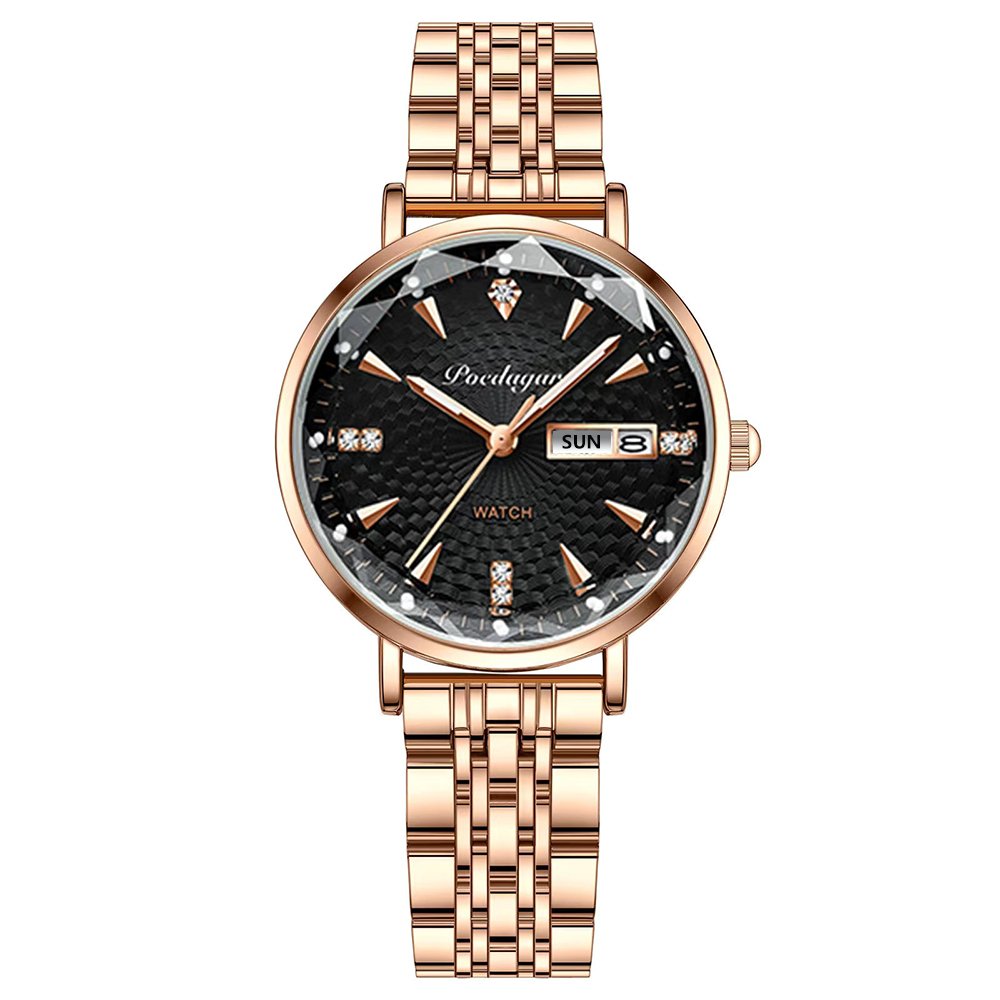 Poedagar 312 watch Rose Gold Black S variant