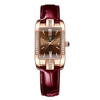 Poedagar 365 watch Rose Gold Brown Leather variant