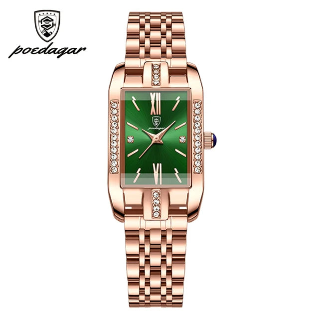 Poedagar 365 watch RoseGold Green variant