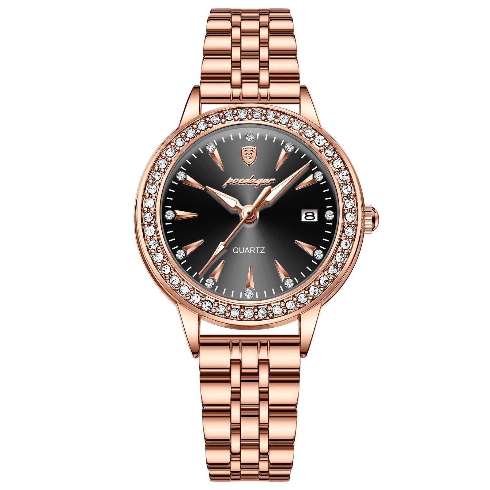 Poedagar 366 watch Roes Gold Black variant