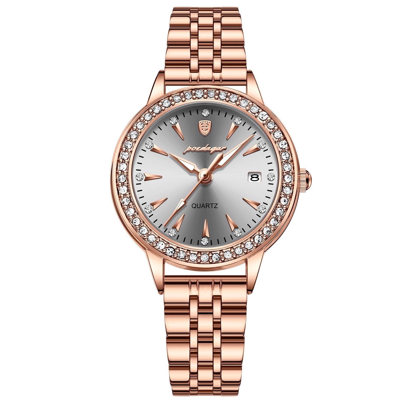 Poedagar 366 watch Roes Gold White variant