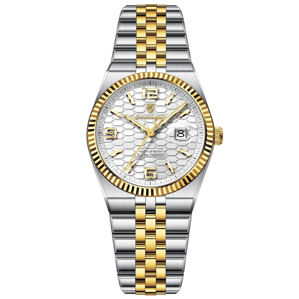 Poedagar 502 watch Gold White variant