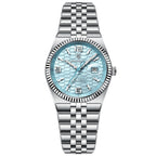 Poedagar 502 watch Silver Mint Blue variant